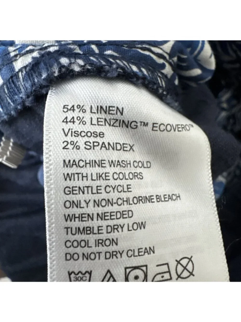 Tommy Bahama measurements are